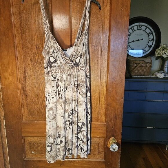 VENUS Cheetah Print Bodycon Dress Size Small | Sexy Wild Party Midi - Picture 1 of 6